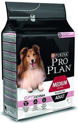 Pro Plan, корм для собак средних пород, лосось и рис, 1кг (развес)