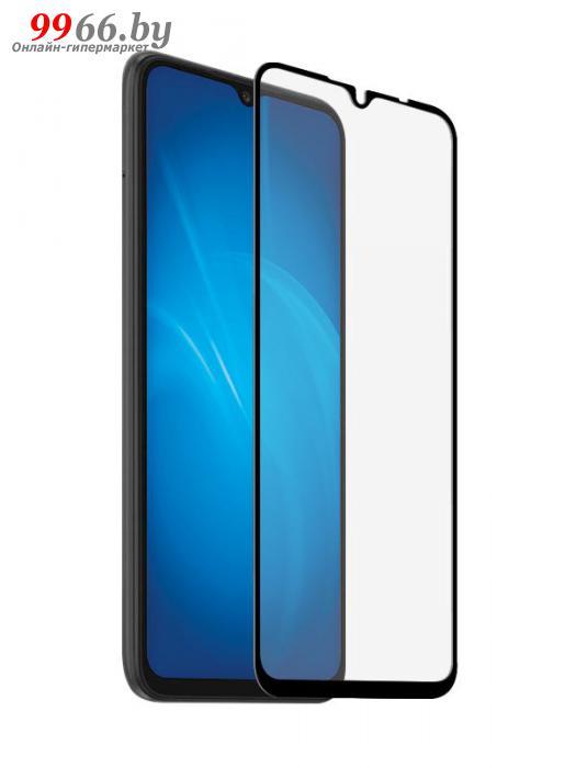 Закаленное стекло DF для Xiaomi Redmi 9A/9C Full Screen + Full Glue Black Frame xiColor-81