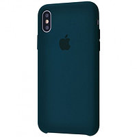 Чехол Silicone Case для Apple iPhone X / iPhone XS , #63 Ultramarine (Темный ультрамарин)