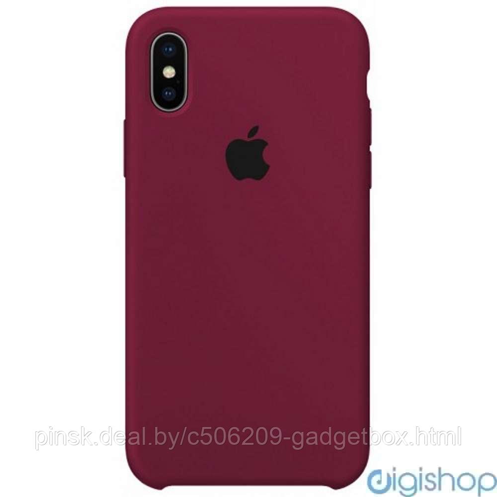 Чехол Silicone Case для Apple iPhone X / iPhone XS , #66 Kumquat (Кумкват) - фото 1 - id-p130058111