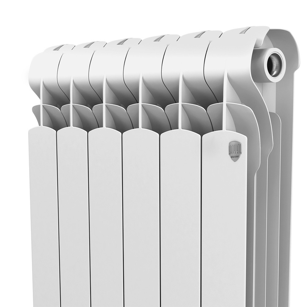 Радиатор алюминиевый Royal Thermo Indigo 500 4 секции - фото 2 - id-p94337736
