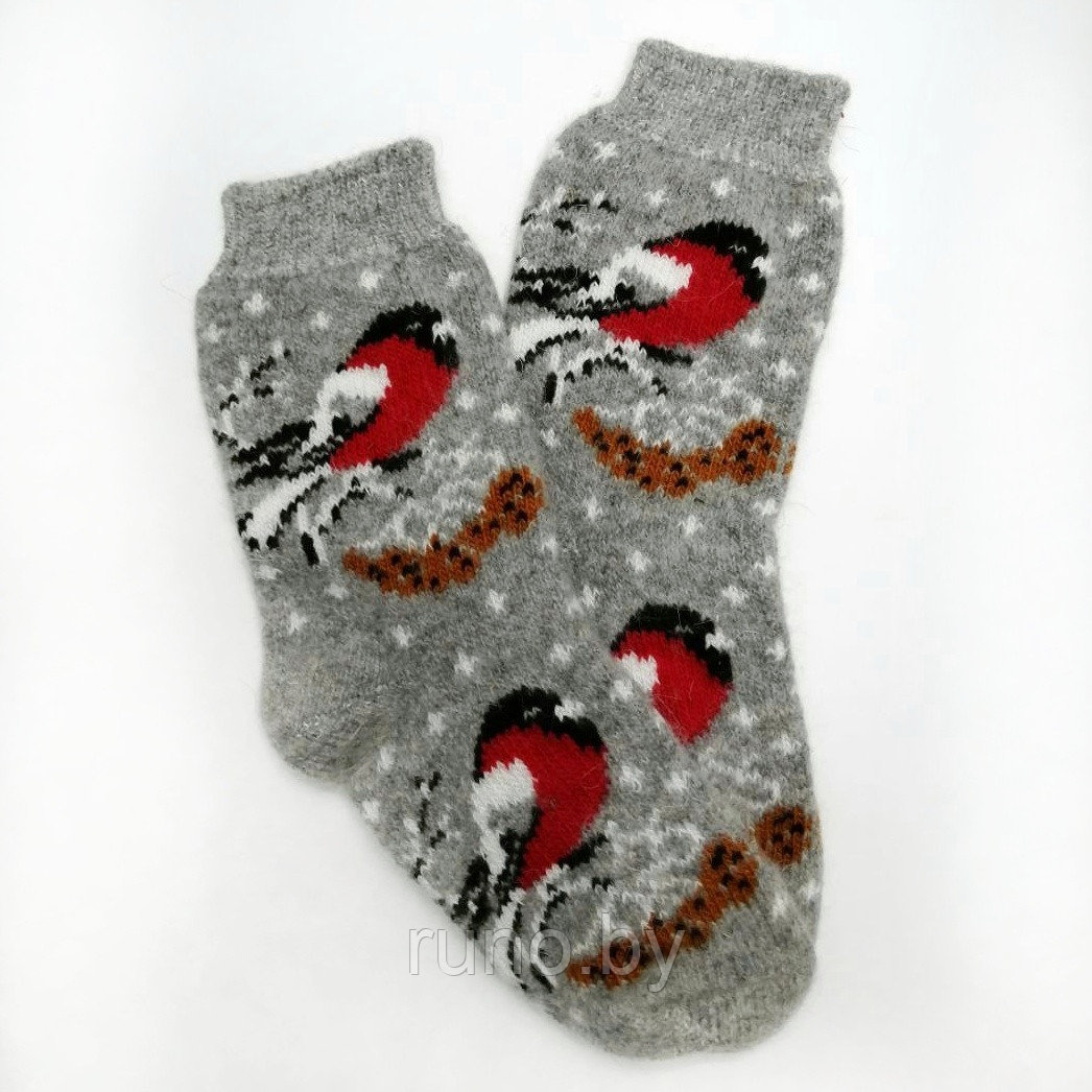Женские носки теплые вязаные шерстяные, фото 1