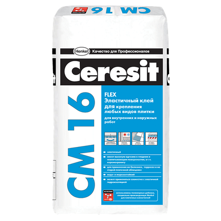 Клей для плитки Ceresit CM 16, 25 кг., фото 2