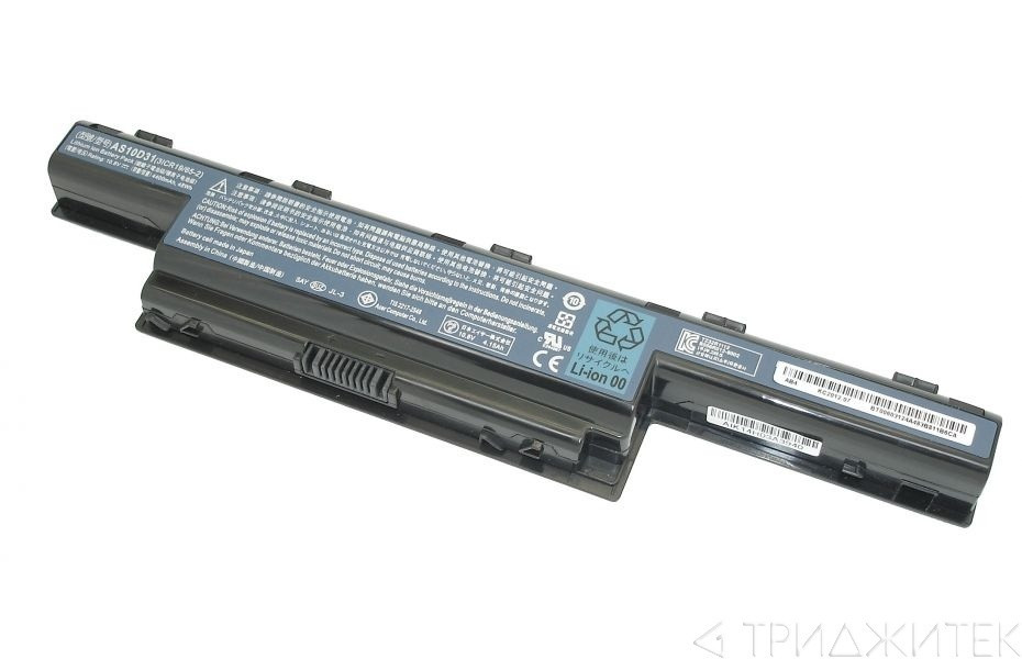 Аккумулятор (батарея) для ноутбука Acer Aspire 4741, 4400mAh