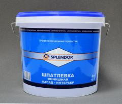 Шпатлевка SPLENDOR финишная 1,5 кг. РБ