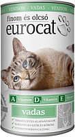 Eurocat консервы для кошек с олениной 415 г.