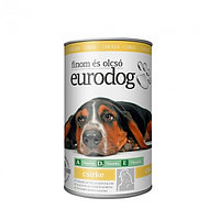 Eurodog консервы для собак с курицей 415 г.