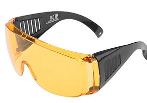 Очки защитные открытые О-8 желтые с подвесом