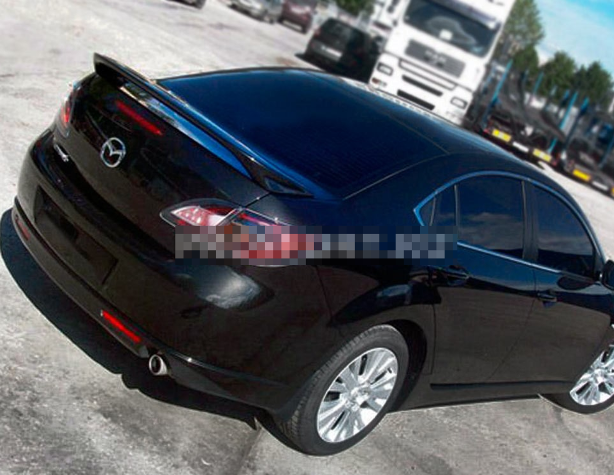 Спойлер на крышку багажника высокий Mazda VI (седан) 2008-2012 (АБС пластик) - фото 3 - id-p132645351