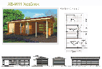 Хозблок ВХБ-И11 (3,7*8,6м)