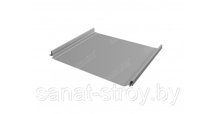 Кликфальц Pro Grand Line 0,45 Drap с пленкой на замках RAL 3005 красное вино Сигнальный серый, фото 2