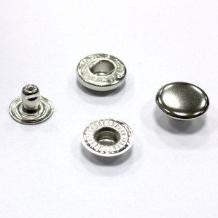 Кнопки курточные "Альфа" арт. 831 диам. 12 мм никель, фото 2