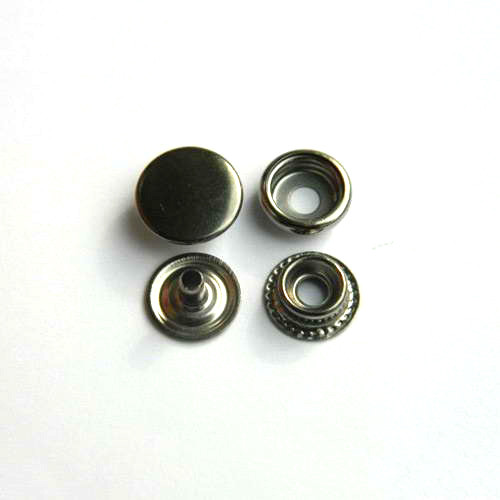 Кнопки курточные 15 мм, чёрный никель​​​​​​​