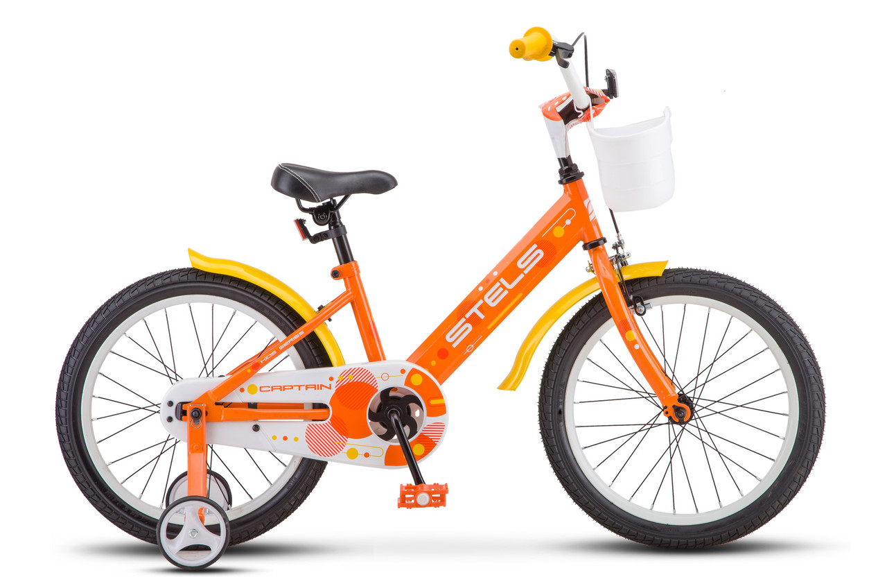 Велосипед детский Stels Captain 18" V010 оранжевый - фото 1 - id-p132650591