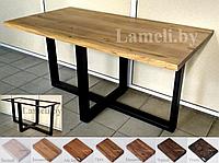 Деревянный стол из дуба  серии "ШВ"в стиле ЛОФТ! Выбор размера и цвета., фото 1