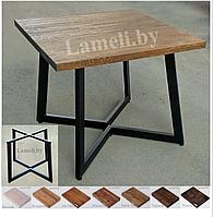 Стол кухонный на металлокаркасе серии "Z" из постформинга, массива дуба или ЛДСП с выбором размера и цвета