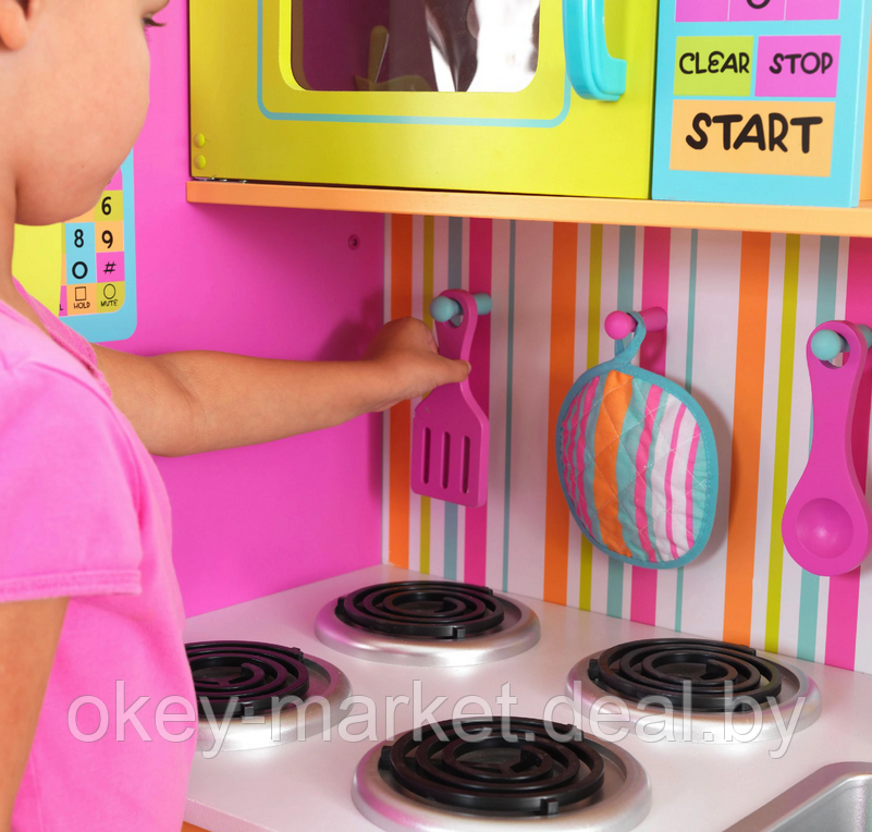 Интерактивная детская кухня KidKraft Делюкс 53100 - фото 10 - id-p132651985