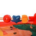 Развивающий музыкальный коврик с дугой, погремушками и пианино  оранжевый HE0630, фото 4