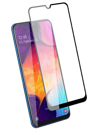 Защитное стекло для Samsung Galaxy A31 с полной проклейкой (Full Screen), черное, фото 2