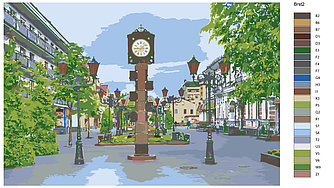 Картина по номерам, 40 x 60, Брест, BRST2