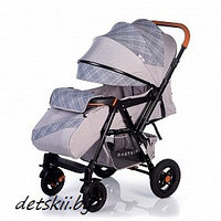 Прогулочная коляска BabyHit Sense Plus перекидная ручка LIGHT GREY