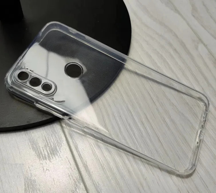 Чехол-накладка для Samsung Galaxy M01 (силикон) прозрачный с защитой камеры - фото 2 - id-p132686121