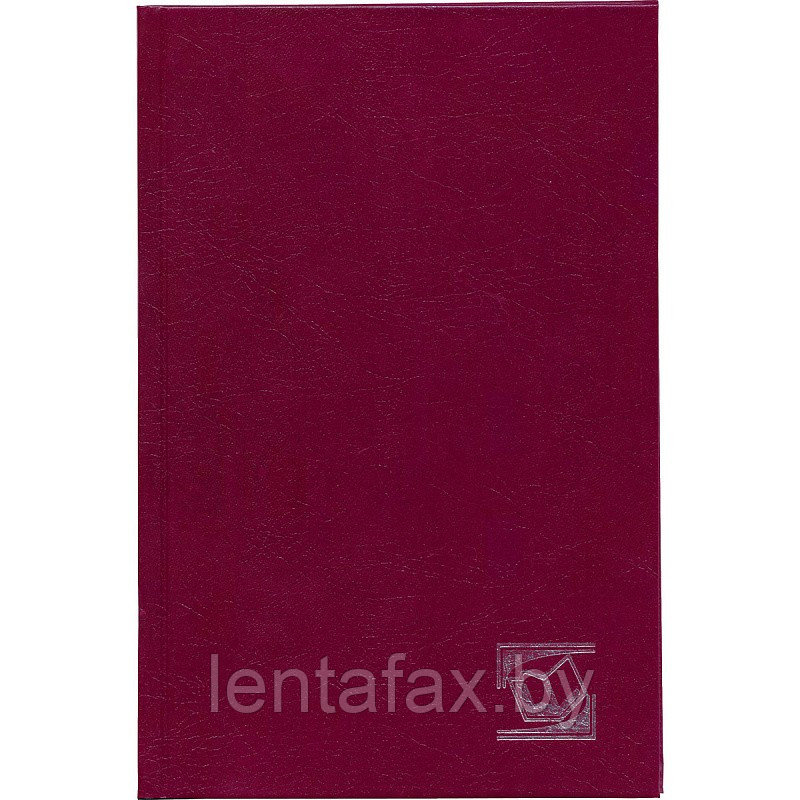 Ежедневник INDEX БУМВИНИЛ, недатиров., 256с., ф.А5, цвета в ассортимент, цвет бордовый