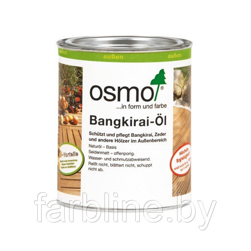 Масла для террас Osmo Terrassen-Öle 0.75л. - фото 2 - id-p9435191