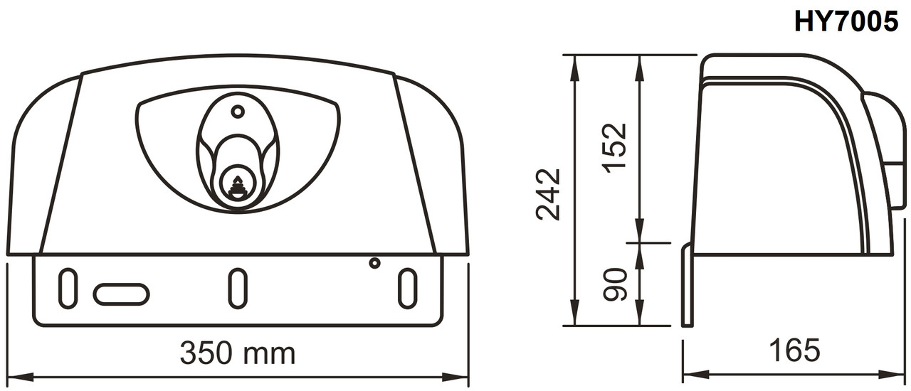 HY7005BDKIT2 комплект автоматики Nice серии HYPPO для распашных ворот с шириной створки до 3м, весом до 800 кг - фото 2 - id-p132701660