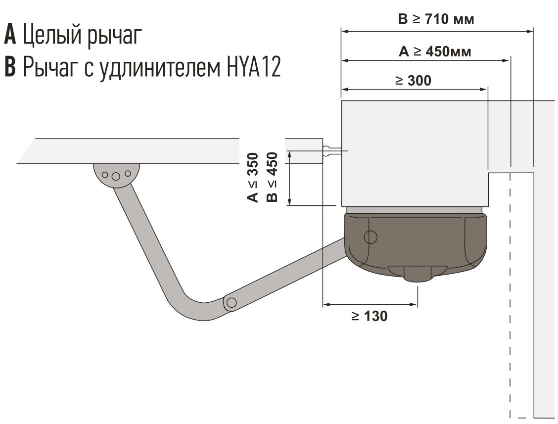 HY7005BDKIT2 комплект автоматики Nice серии HYPPO для распашных ворот с шириной створки до 3м, весом до 800 кг - фото 3 - id-p132701660