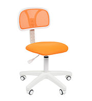 Кресло офисное Chairman 250,  белый пластик TW-16/TW-66  оранжевый