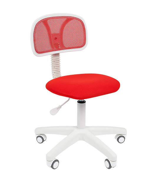 Кресло офисное Chairman 250, белый пластик TW-19/TW-69  красный