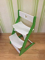 Растущий стул «Ростик»  Двухцветный Зеленый-Белый