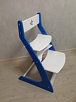 Растущий стул «Ростик»  Двухцветный Синий-Белый