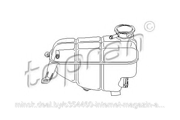 БАЧОК РАСШИРИТЕЛЬНЫЙ СИСТЕМЫ ОХЛАЖДЕНИЯ MERCEDES-BENZ E-CLASS 93-97 - фото 1 - id-p132713603