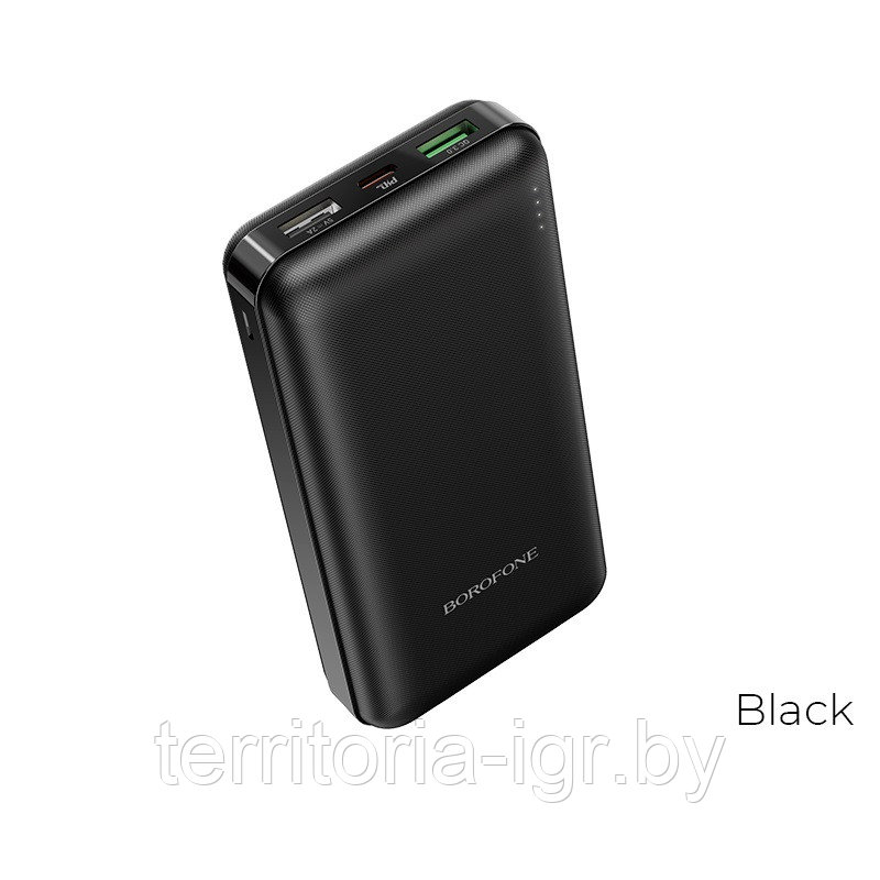 Внешний аккумулятор 20000 mAh BT26A черный Borofone power bank - фото 2 - id-p132714316