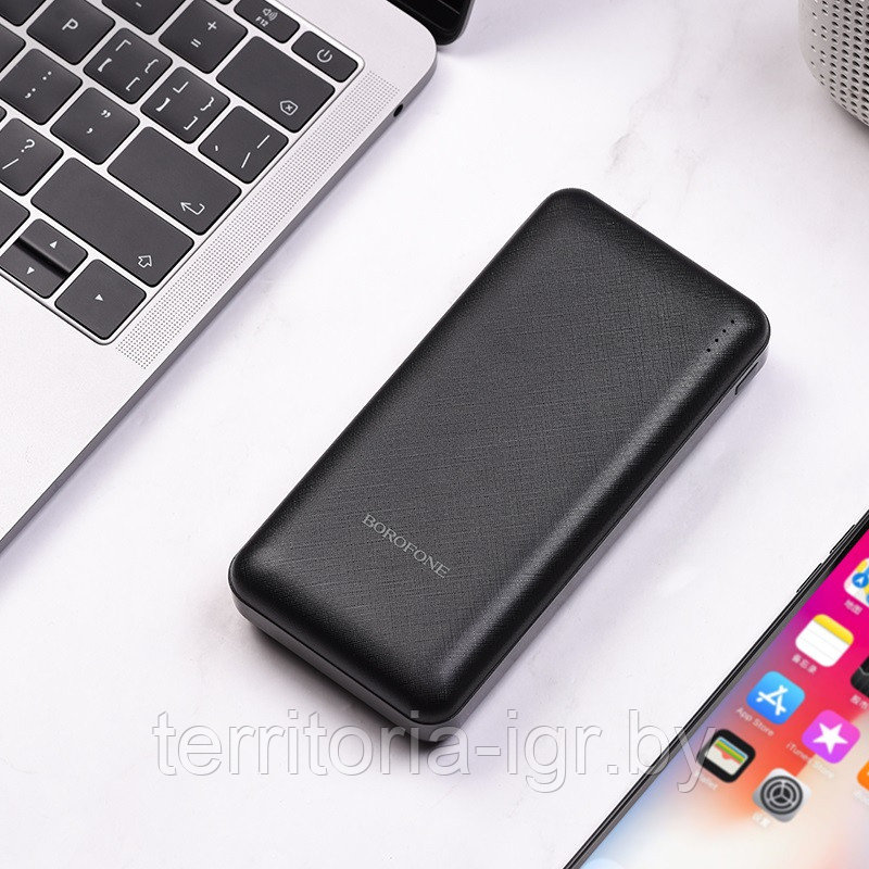 Внешний аккумулятор 20000 mAh BT26A черный Borofone power bank - фото 3 - id-p132714316