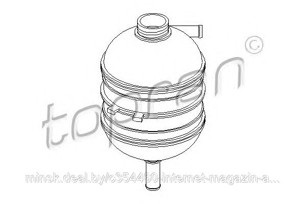 БАЧОК РАСШИРИТЕЛЬНЫЙ СИСТЕМЫ ОХЛАЖДЕНИЯ OPEL VECTRA B 95-02 - фото 1 - id-p132716882