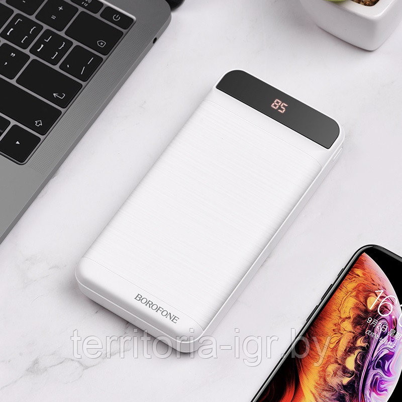 Внешний аккумулятор 20000 mAh BT29A черный Borofone power bank - фото 3 - id-p132717039