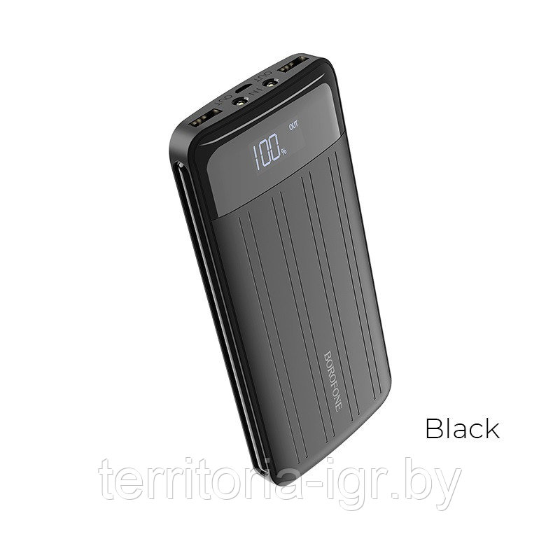 Внешний аккумулятор 20000 mAh BT21A черный Borofone power bank - фото 2 - id-p132717079