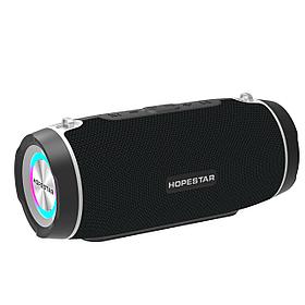 Портативная стерео колонка Hopestar H-45 Party с подсветкой (Bluetooth, TWS, MP3, AUX)