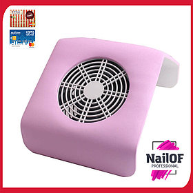 Пылесос для маникюра Nail Dust Collector SMX-858-11 30W, розовый