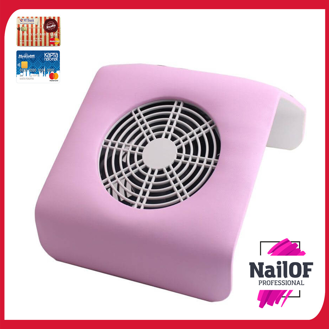 Пылесос для маникюра Nail Dust Collector SMX-858-11 30W, розовый - фото 1 - id-p132724504