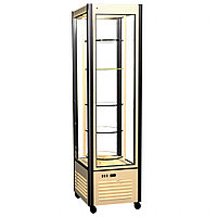 Шкаф холодильный Carboma LATIUM D4 VM 400-2 (R400Cвр бежево-коричневый, стандартные цвета)