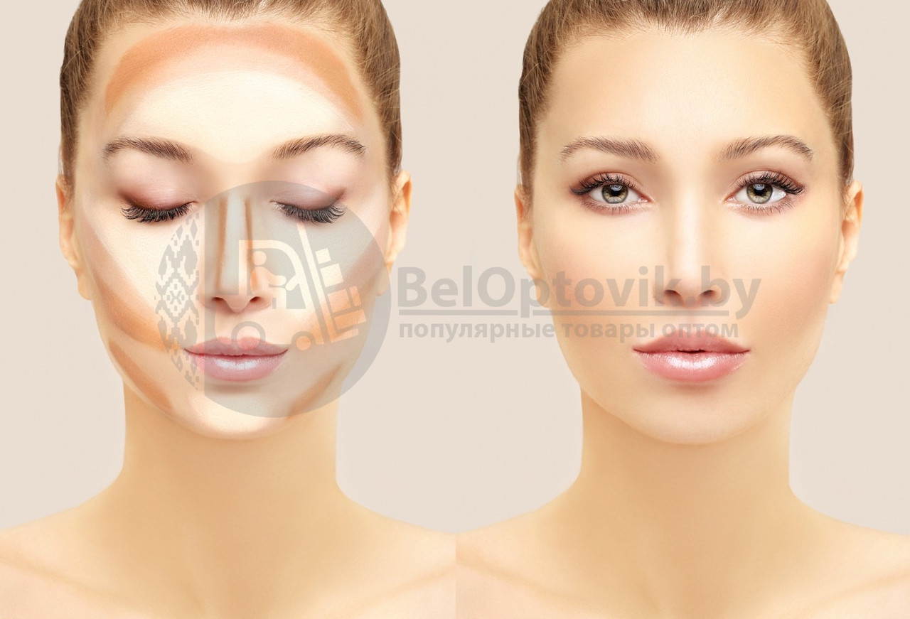Хайлайтер для макияжа лица MSYAHO Powder Highlighter Pretty 3 color mix (3 тона х 10,5 g) Тон 03 - фото 9 - id-p132739486