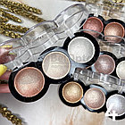 Хайлайтер для макияжа лица MSYAHO Powder Highlighter Pretty 3 color mix (3 тона х 10,5 g) Тон 02, фото 10