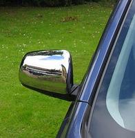 Накладки на зеркала (нерж.) 2 шт. BMW X5 E70	2006