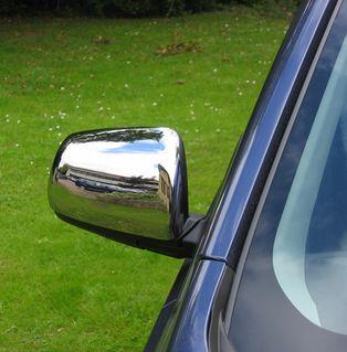 Накладки на зеркала (нерж.) 2 шт. BMW X5 E70 2006 - фото 1 - id-p132738753