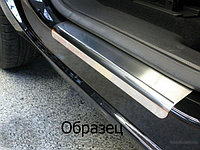 Накладки на дверные пороги (нерж.) 4 шт.VW PASSAT 03.05>