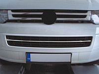 Накладка на передний бампер (нерж.) VW T5 CARAVELLE 2010>